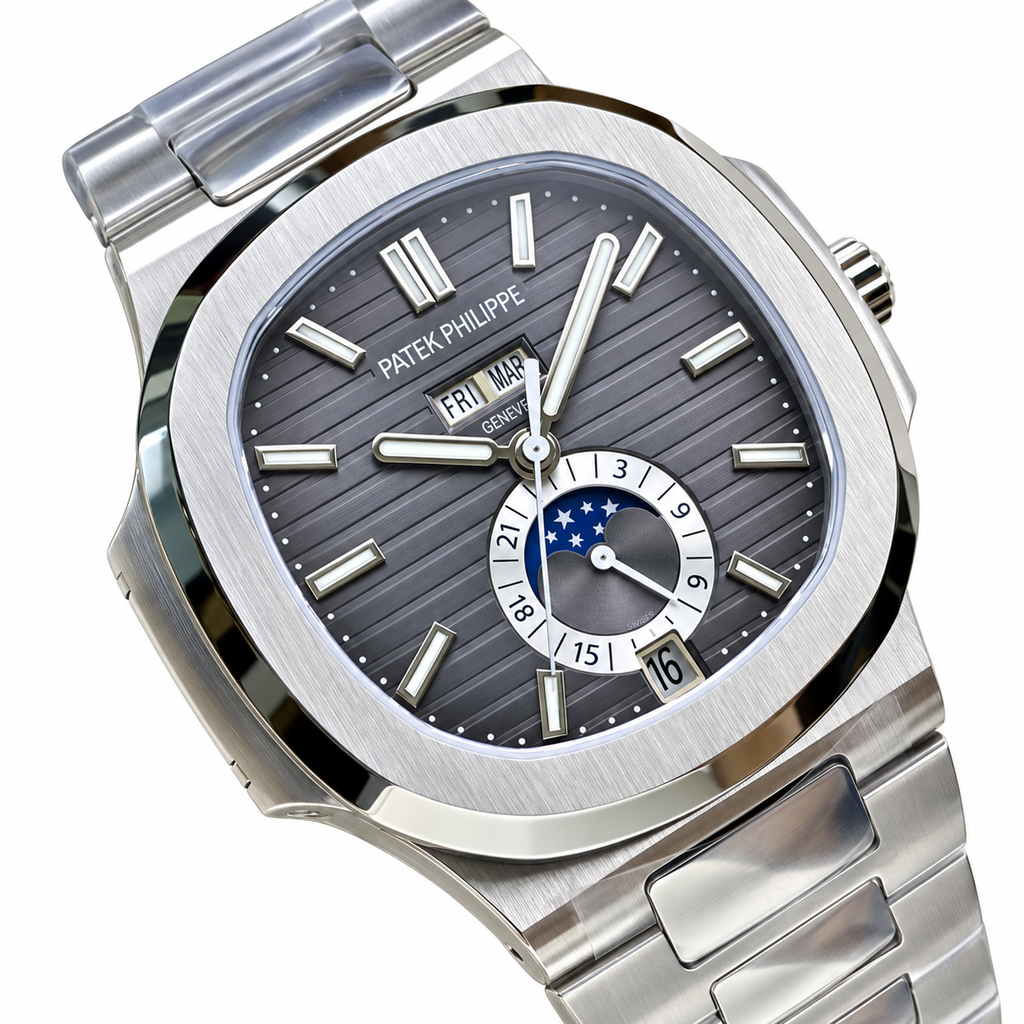 Patek Philippe Men's Annual Calendar Style Automatic Watch 40.5mm