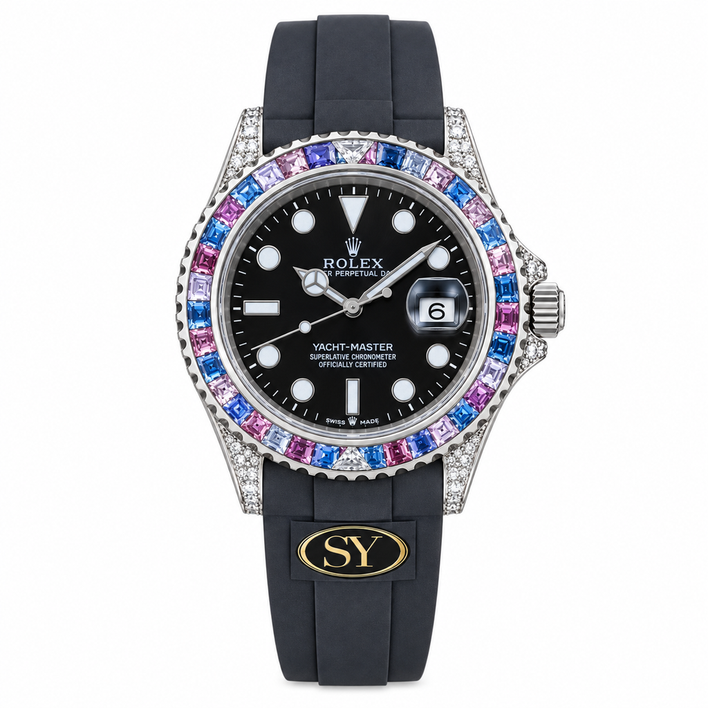 Rolex Yacht-Master Rainbow Gem-Set Watch