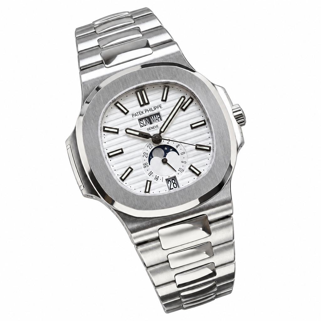 Patek Philippe Men's Chronograph Style Luxury Watch 40.5mm