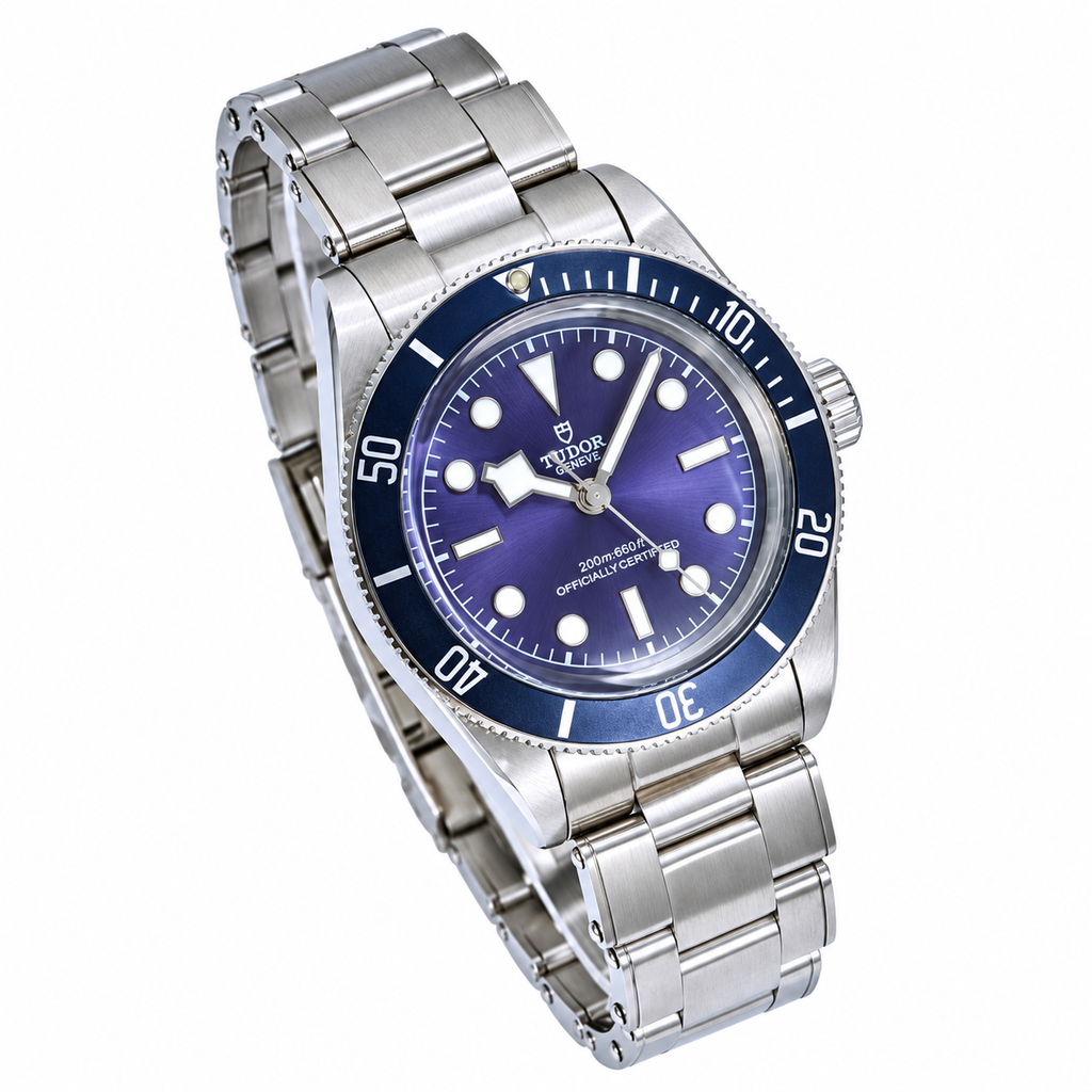 Tudor Black Bay Navy Blue Dial Steel Watch