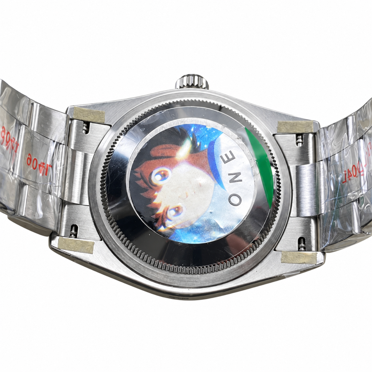 Rolex Steel Datejust Wimbledon Slate Roman Watch